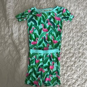 Little Sleepies Tropical Flamingo Pajama Set